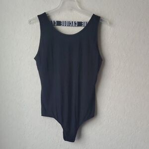 Cacique 2x Black Sleeveless Bodysuit